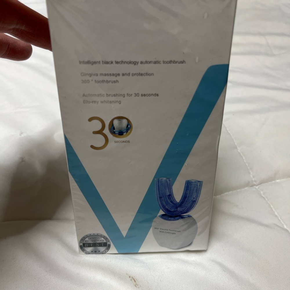 Automatic 360° U-Shaped Toothbrush - Blue